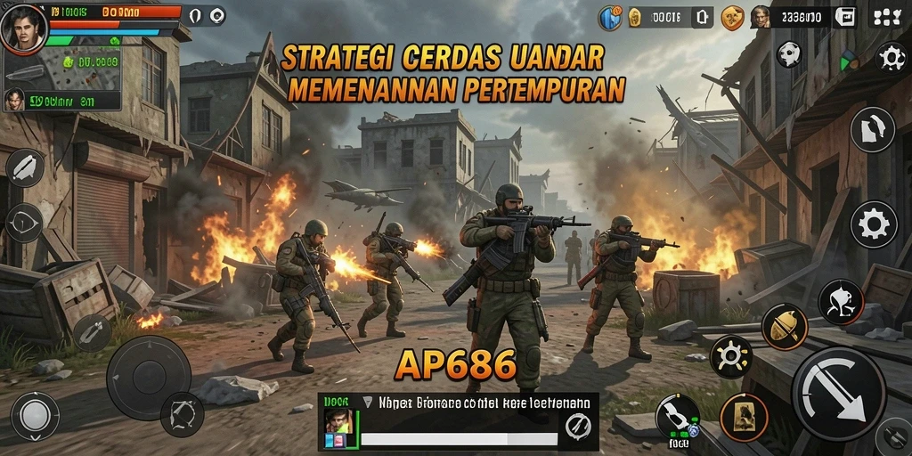 Tampilan gameplay seru dari AP686 dengan strategi mendalam.