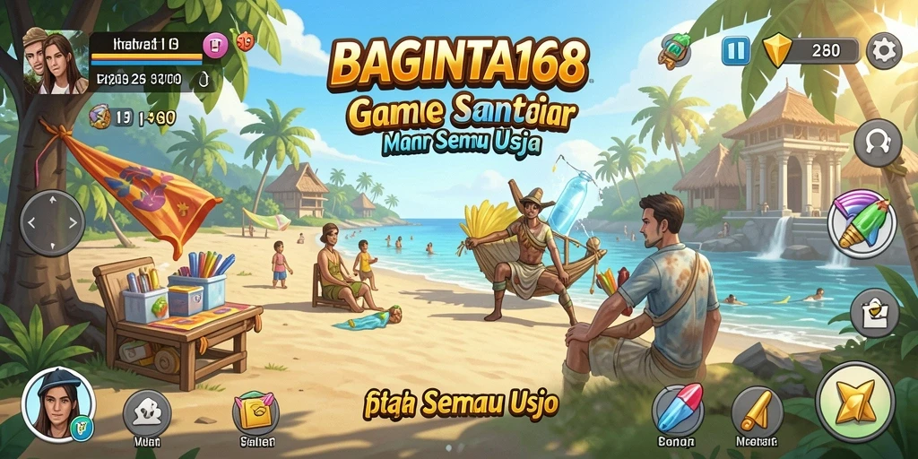 Tampilan gameplay yang seru dan menarik di BAGINTA168.