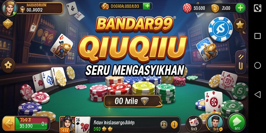 Screenshot utama BANDAR99 menampilkan serunya permainan QiuQiu.