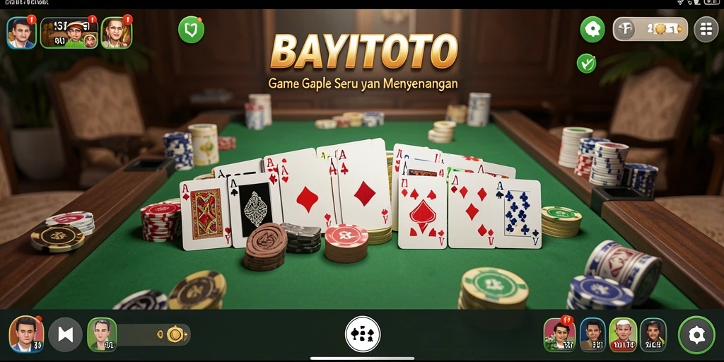 Tampilan gameplay seru dalam aplikasi GAPLE BAYITOTO.