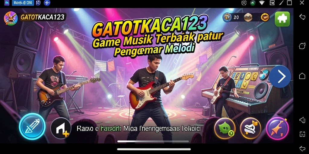 Tampilan gameplay GATOTKACA123 yang seru dan interaktif.