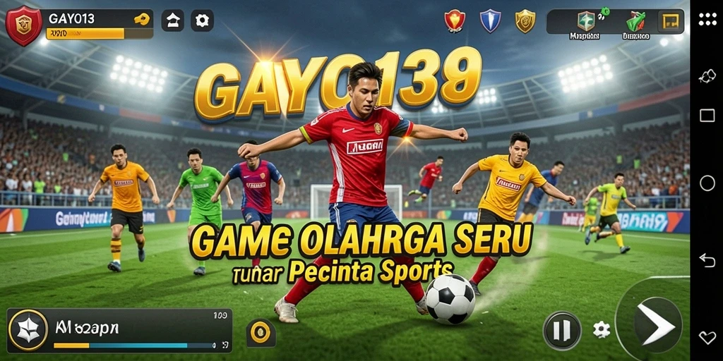 Tampilan gameplay GAYO138 menampilkan aksi olahraga yang seru dan mendebarkan.