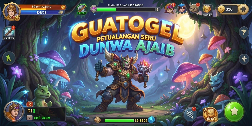 Tampilan gameplay seru dari GUATOGEL yang penuh petualangan.