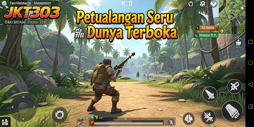 Tampilan menawan dari gameplay Open World JKT303.