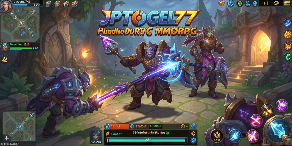 Tangkapan layar utama JPTOGEL77 menampilkan aksi mendebarkan dalam permainan MMORPG.