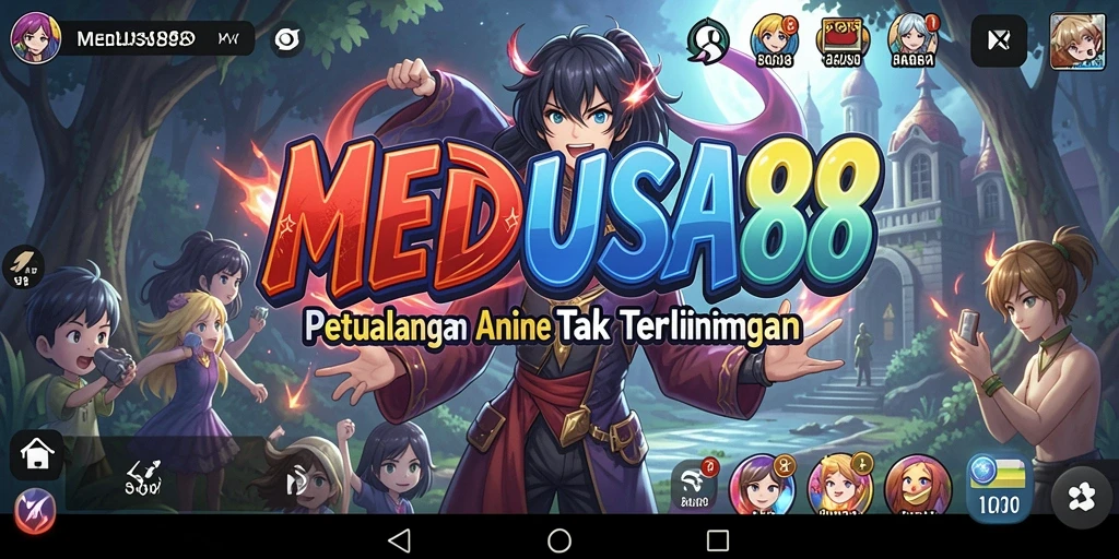 Tampilan gameplay Anime yang menakjubkan di MEDUSA88.