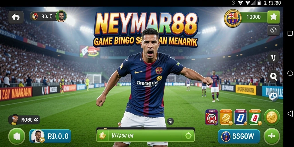 Tampilan gameplay seru saat bermain Bingo di NEYMAR88.