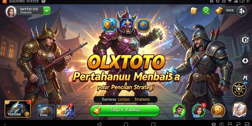 Tampilan grafis dari gameplay menara pertahanan yang dinamis.