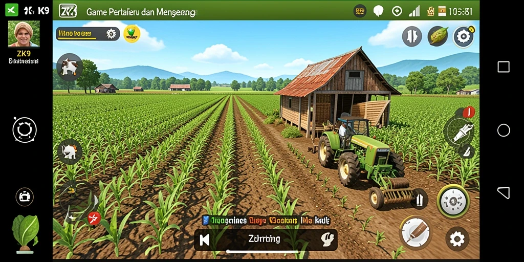 Tampilan menarik dari gameplay ZK9 yang seru.